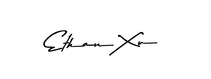 How to make Ethan Xu name signature. Use Asem Kandis PERSONAL USE style for creating short signs online. This is the latest handwritten sign. Ethan Xu signature style 9 images and pictures png
