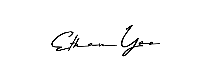 Design your own signature with our free online signature maker. With this signature software, you can create a handwritten (Asem Kandis PERSONAL USE) signature for name Ethan Yao. Ethan Yao signature style 9 images and pictures png