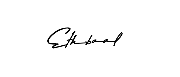 Ethbaal stylish signature style. Best Handwritten Sign (Asem Kandis PERSONAL USE) for my name. Handwritten Signature Collection Ideas for my name Ethbaal. Ethbaal signature style 9 images and pictures png