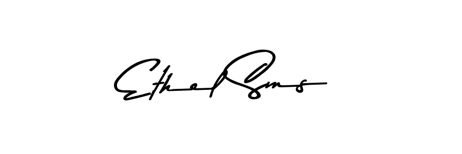 You should practise on your own different ways (Asem Kandis PERSONAL USE) to write your name (Ethel Sms) in signature. don't let someone else do it for you. Ethel Sms signature style 9 images and pictures png