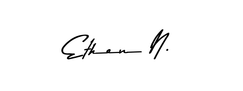 Once you've used our free online signature maker to create your best signature Asem Kandis PERSONAL USE style, it's time to enjoy all of the benefits that Ethen N. name signing documents. Ethen N. signature style 9 images and pictures png