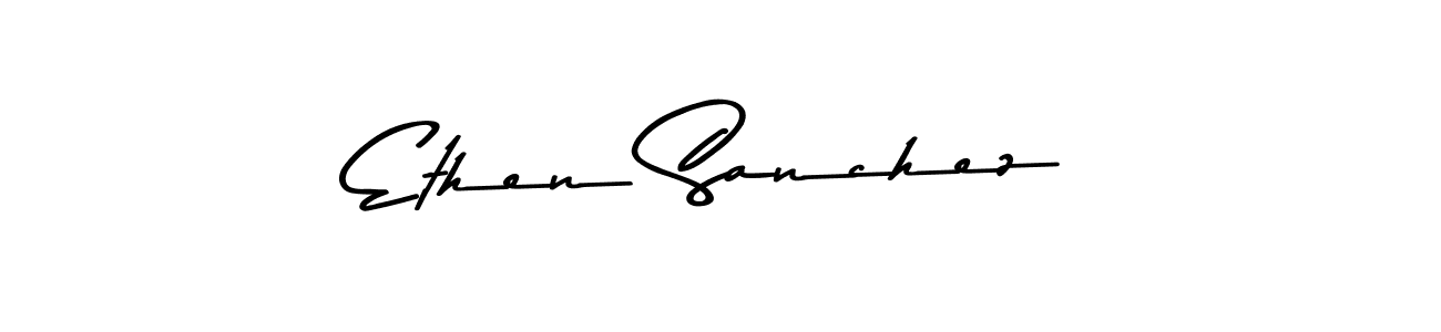 How to make Ethen Sanchez signature? Asem Kandis PERSONAL USE is a professional autograph style. Create handwritten signature for Ethen Sanchez name. Ethen Sanchez signature style 9 images and pictures png