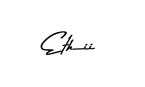 Make a beautiful signature design for name Ethii. With this signature (Asem Kandis PERSONAL USE) style, you can create a handwritten signature for free. Ethii signature style 9 images and pictures png