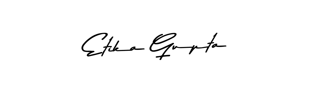 How to make Etika Gupta signature? Asem Kandis PERSONAL USE is a professional autograph style. Create handwritten signature for Etika Gupta name. Etika Gupta signature style 9 images and pictures png