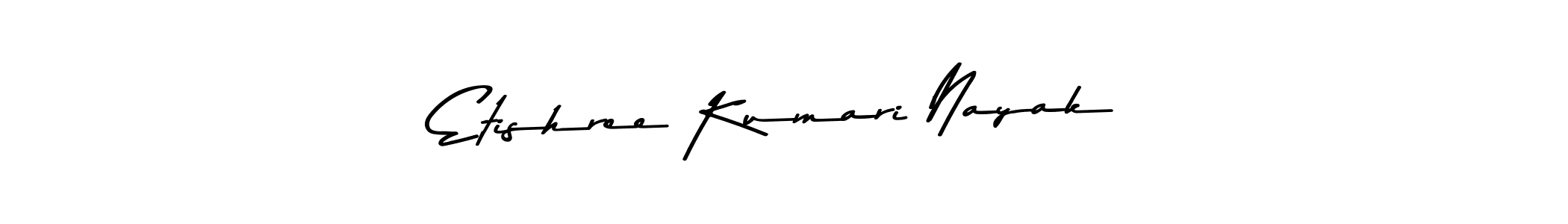 Make a beautiful signature design for name Etishree Kumari Nayak. With this signature (Asem Kandis PERSONAL USE) style, you can create a handwritten signature for free. Etishree Kumari Nayak signature style 9 images and pictures png