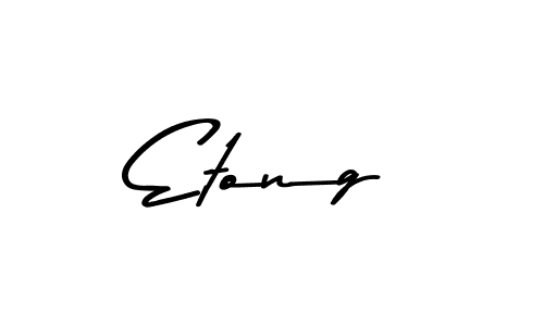 How to Draw Etong signature style? Asem Kandis PERSONAL USE is a latest design signature styles for name Etong. Etong signature style 9 images and pictures png