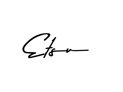Also we have Etsu name is the best signature style. Create professional handwritten signature collection using Asem Kandis PERSONAL USE autograph style. Etsu signature style 9 images and pictures png