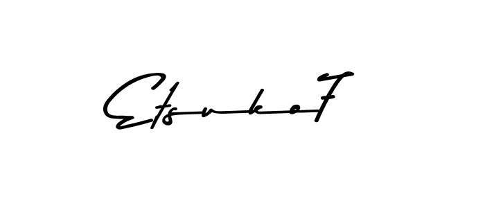Asem Kandis PERSONAL USE is a professional signature style that is perfect for those who want to add a touch of class to their signature. It is also a great choice for those who want to make their signature more unique. Get Etsuko7 name to fancy signature for free. Etsuko7 signature style 9 images and pictures png