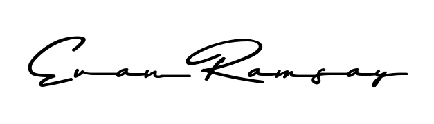 Similarly Asem Kandis PERSONAL USE is the best handwritten signature design. Signature creator online. You can use it as an online autograph creator for name Euan Ramsay. Euan Ramsay signature style 9 images and pictures png