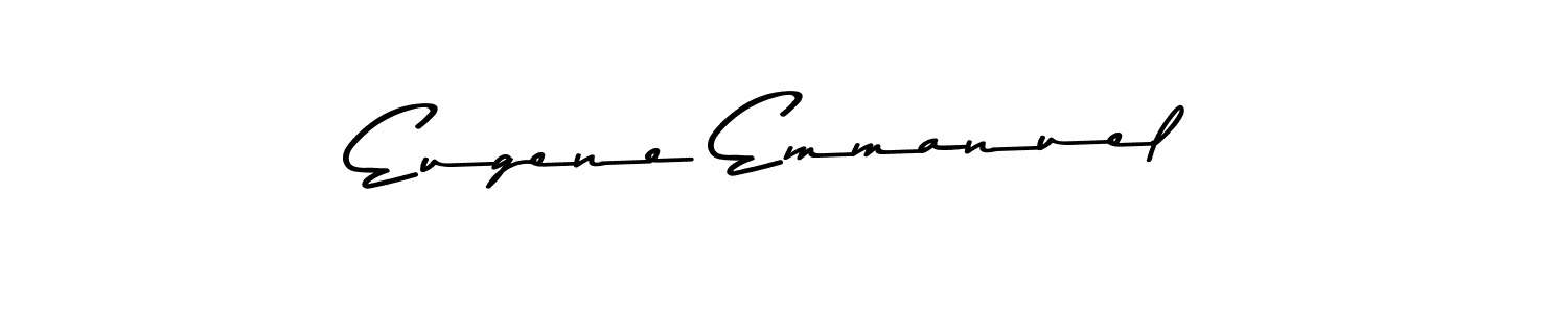 Design your own signature with our free online signature maker. With this signature software, you can create a handwritten (Asem Kandis PERSONAL USE) signature for name Eugene Emmanuel. Eugene Emmanuel signature style 9 images and pictures png