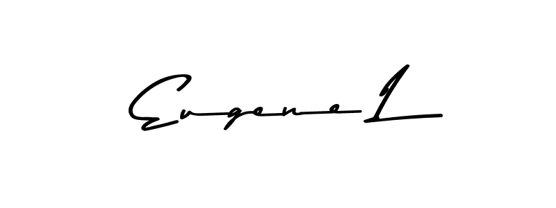 How to Draw Eugene L signature style? Asem Kandis PERSONAL USE is a latest design signature styles for name Eugene L. Eugene L signature style 9 images and pictures png