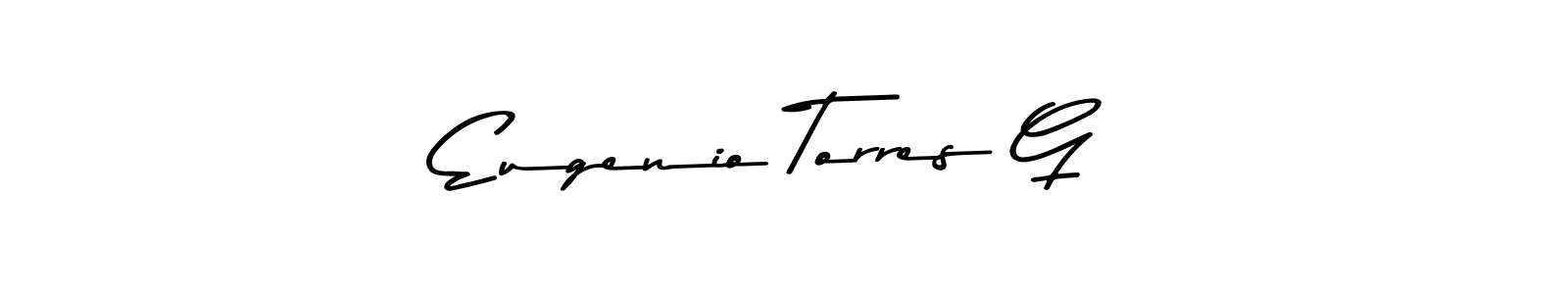 Use a signature maker to create a handwritten signature online. With this signature software, you can design (Asem Kandis PERSONAL USE) your own signature for name Eugenio Torres G. Eugenio Torres G signature style 9 images and pictures png