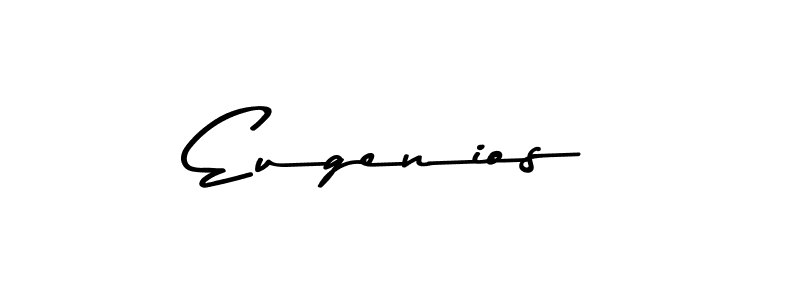 Make a beautiful signature design for name Eugenios. With this signature (Asem Kandis PERSONAL USE) style, you can create a handwritten signature for free. Eugenios signature style 9 images and pictures png