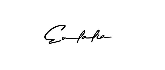 Make a beautiful signature design for name Eulalia. With this signature (Asem Kandis PERSONAL USE) style, you can create a handwritten signature for free. Eulalia signature style 9 images and pictures png