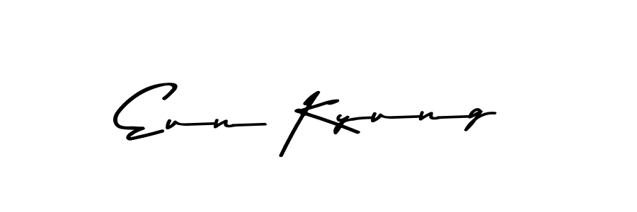 How to make Eun Kyung name signature. Use Asem Kandis PERSONAL USE style for creating short signs online. This is the latest handwritten sign. Eun Kyung signature style 9 images and pictures png