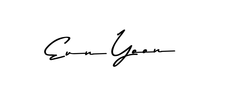 Eun Yoon stylish signature style. Best Handwritten Sign (Asem Kandis PERSONAL USE) for my name. Handwritten Signature Collection Ideas for my name Eun Yoon. Eun Yoon signature style 9 images and pictures png