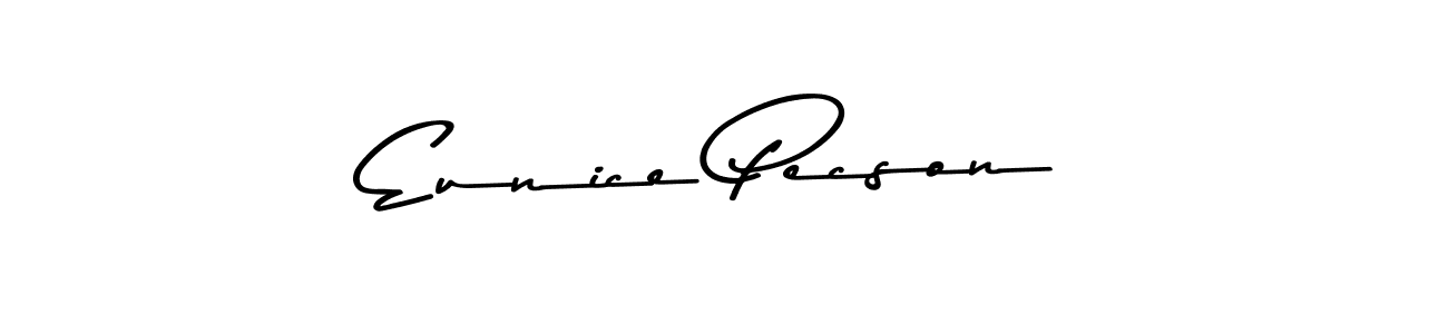 This is the best signature style for the Eunice Pecson name. Also you like these signature font (Asem Kandis PERSONAL USE). Mix name signature. Eunice Pecson signature style 9 images and pictures png