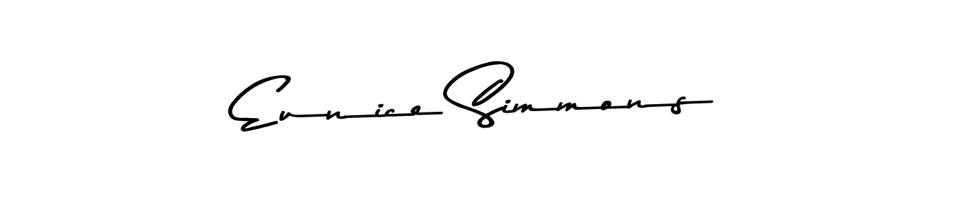 Also You can easily find your signature by using the search form. We will create Eunice Simmons name handwritten signature images for you free of cost using Asem Kandis PERSONAL USE sign style. Eunice Simmons signature style 9 images and pictures png