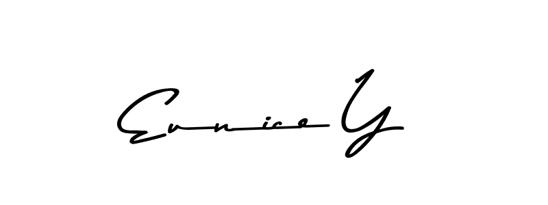 How to Draw Eunice Y signature style? Asem Kandis PERSONAL USE is a latest design signature styles for name Eunice Y. Eunice Y signature style 9 images and pictures png