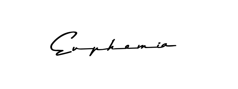 How to make Euphemia name signature. Use Asem Kandis PERSONAL USE style for creating short signs online. This is the latest handwritten sign. Euphemia signature style 9 images and pictures png