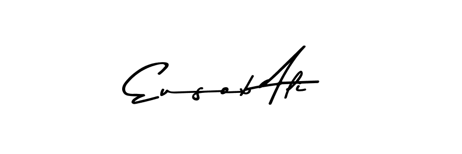 How to make Eusob Ali signature? Asem Kandis PERSONAL USE is a professional autograph style. Create handwritten signature for Eusob Ali name. Eusob Ali signature style 9 images and pictures png