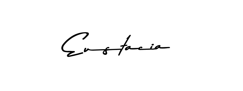 Eustacia stylish signature style. Best Handwritten Sign (Asem Kandis PERSONAL USE) for my name. Handwritten Signature Collection Ideas for my name Eustacia. Eustacia signature style 9 images and pictures png