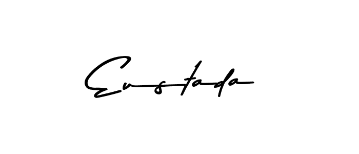 Make a beautiful signature design for name Eustada. Use this online signature maker to create a handwritten signature for free. Eustada signature style 9 images and pictures png