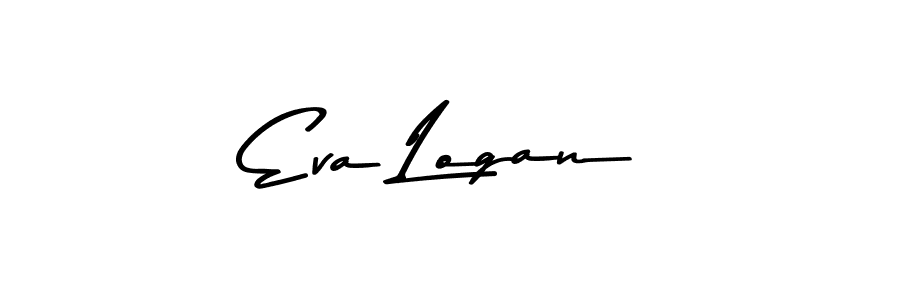 This is the best signature style for the Eva Logan name. Also you like these signature font (Asem Kandis PERSONAL USE). Mix name signature. Eva Logan signature style 9 images and pictures png