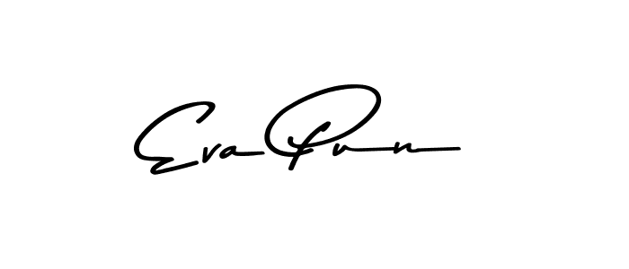 Create a beautiful signature design for name Eva Pun. With this signature (Asem Kandis PERSONAL USE) fonts, you can make a handwritten signature for free. Eva Pun signature style 9 images and pictures png