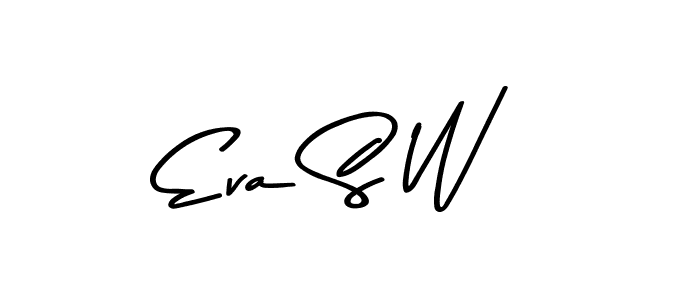 Best and Professional Signature Style for Eva S W. Asem Kandis PERSONAL USE Best Signature Style Collection. Eva S W signature style 9 images and pictures png