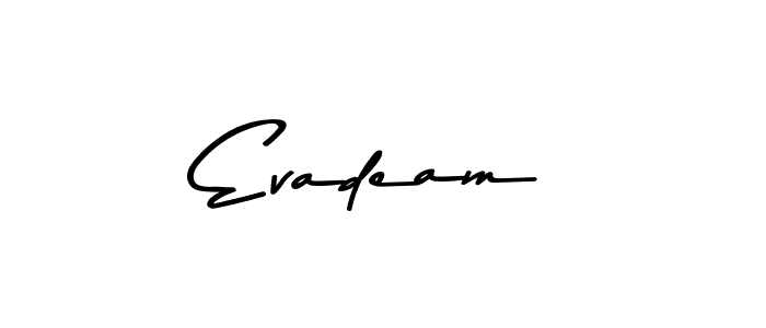 Also we have Evadeam name is the best signature style. Create professional handwritten signature collection using Asem Kandis PERSONAL USE autograph style. Evadeam signature style 9 images and pictures png