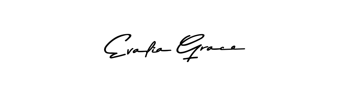Evalia Grace stylish signature style. Best Handwritten Sign (Asem Kandis PERSONAL USE) for my name. Handwritten Signature Collection Ideas for my name Evalia Grace. Evalia Grace signature style 9 images and pictures png