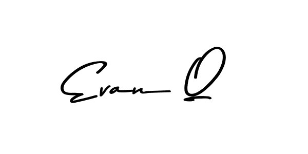 How to make Evan Q name signature. Use Asem Kandis PERSONAL USE style for creating short signs online. This is the latest handwritten sign. Evan Q signature style 9 images and pictures png