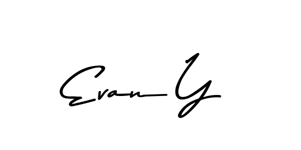 Also You can easily find your signature by using the search form. We will create Evan Y name handwritten signature images for you free of cost using Asem Kandis PERSONAL USE sign style. Evan Y signature style 9 images and pictures png