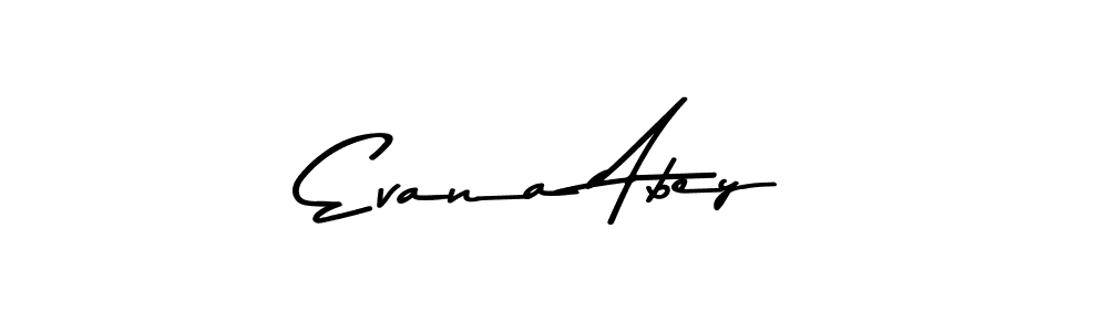 Use a signature maker to create a handwritten signature online. With this signature software, you can design (Asem Kandis PERSONAL USE) your own signature for name Evana Abey. Evana Abey signature style 9 images and pictures png