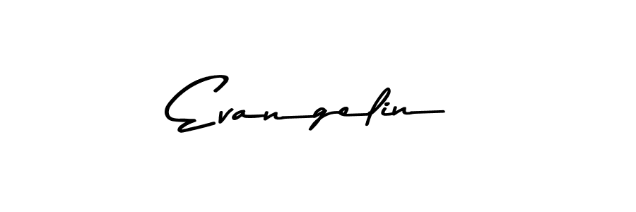 Design your own signature with our free online signature maker. With this signature software, you can create a handwritten (Asem Kandis PERSONAL USE) signature for name Evangelin. Evangelin signature style 9 images and pictures png