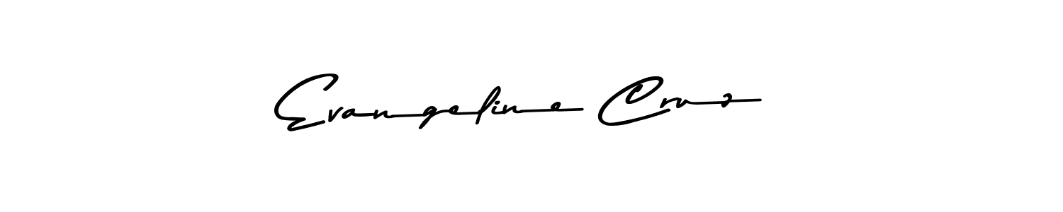 How to make Evangeline Cruz name signature. Use Asem Kandis PERSONAL USE style for creating short signs online. This is the latest handwritten sign. Evangeline Cruz signature style 9 images and pictures png