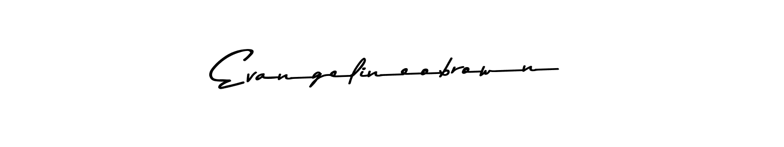 Make a beautiful signature design for name Evangelineobrown. Use this online signature maker to create a handwritten signature for free. Evangelineobrown signature style 9 images and pictures png