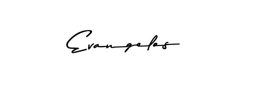 Use a signature maker to create a handwritten signature online. With this signature software, you can design (Asem Kandis PERSONAL USE) your own signature for name Evangelos. Evangelos signature style 9 images and pictures png