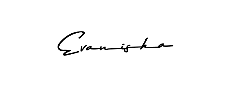 Also we have Evanisha name is the best signature style. Create professional handwritten signature collection using Asem Kandis PERSONAL USE autograph style. Evanisha signature style 9 images and pictures png