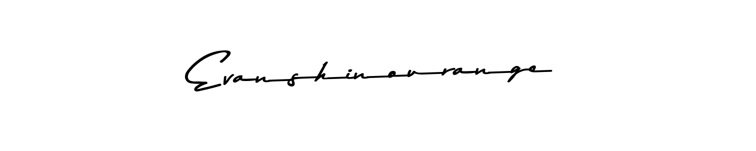 You should practise on your own different ways (Asem Kandis PERSONAL USE) to write your name (Evanshinourange) in signature. don't let someone else do it for you. Evanshinourange signature style 9 images and pictures png