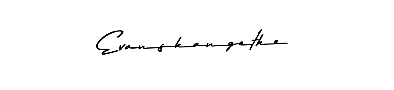 The best way (Asem Kandis PERSONAL USE) to make a short signature is to pick only two or three words in your name. The name Evanskangethe include a total of six letters. For converting this name. Evanskangethe signature style 9 images and pictures png