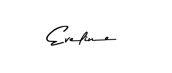 Design your own signature with our free online signature maker. With this signature software, you can create a handwritten (Asem Kandis PERSONAL USE) signature for name Eveline. Eveline signature style 9 images and pictures png