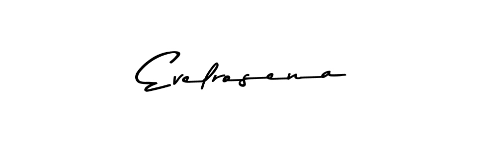 Design your own signature with our free online signature maker. With this signature software, you can create a handwritten (Asem Kandis PERSONAL USE) signature for name Evelrosena. Evelrosena signature style 9 images and pictures png