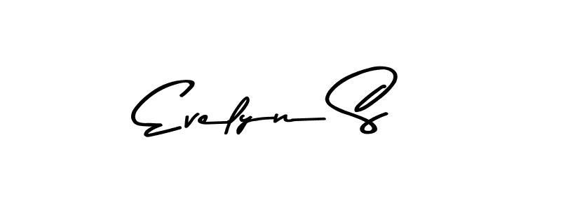 This is the best signature style for the Evelyn S name. Also you like these signature font (Asem Kandis PERSONAL USE). Mix name signature. Evelyn S signature style 9 images and pictures png