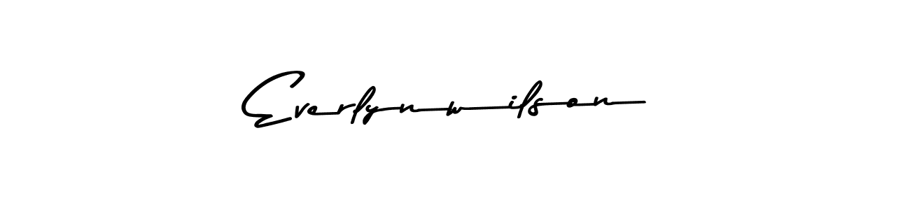 You should practise on your own different ways (Asem Kandis PERSONAL USE) to write your name (Everlynwilson) in signature. don't let someone else do it for you. Everlynwilson signature style 9 images and pictures png