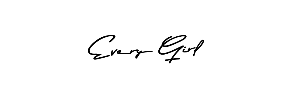 How to make Every Girl name signature. Use Asem Kandis PERSONAL USE style for creating short signs online. This is the latest handwritten sign. Every Girl signature style 9 images and pictures png