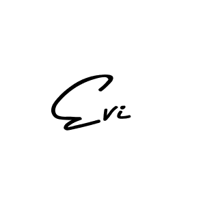 Design your own signature with our free online signature maker. With this signature software, you can create a handwritten (Asem Kandis PERSONAL USE) signature for name Evi. Evi signature style 9 images and pictures png