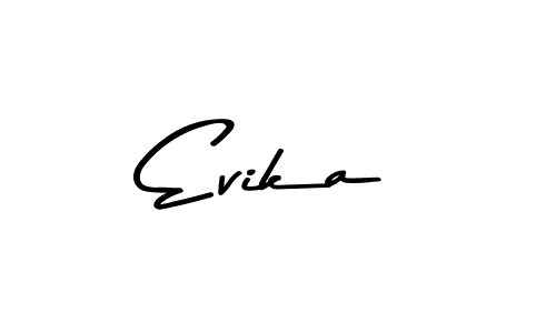 You should practise on your own different ways (Asem Kandis PERSONAL USE) to write your name (Evika) in signature. don't let someone else do it for you. Evika signature style 9 images and pictures png
