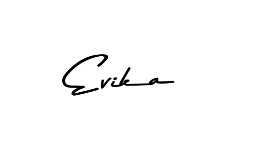 You should practise on your own different ways (Asem Kandis PERSONAL USE) to write your name (Evika) in signature. don't let someone else do it for you. Evika signature style 9 images and pictures png